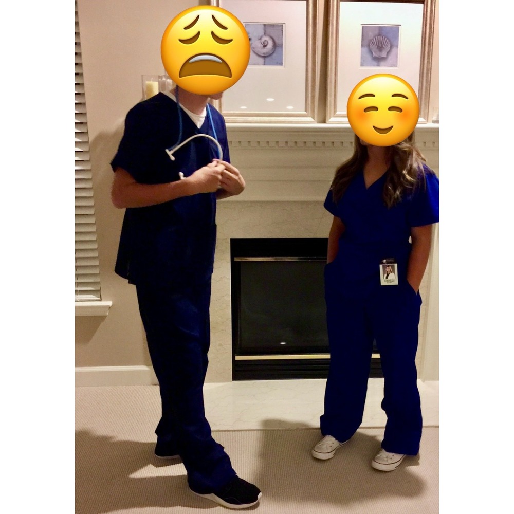 SB Scrubs Scrub Set Electric Blue Women's Small Top And Bottom - Picture 16 of 16